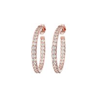 Earrings Bronzallure Woman Twist in Bronze Zirconia WSBZ01277WR - WSBZ01277WR